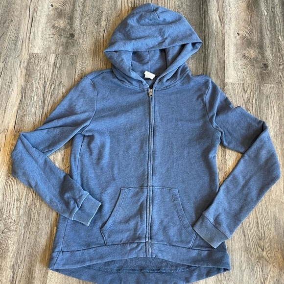 Abercrombie & Fitch Women’s Blue Zippered Hoodie, size medium - Picture 1 of 6